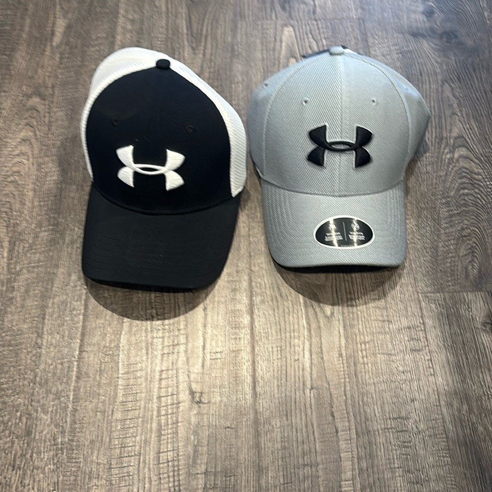 Boys UA gold hats